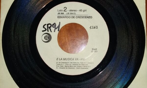 MARCO MASINI / EDUARDO DE CRESCENZO – PERCHÉ LO FAI / E LA MUSICA VA (7″, 45 RPM, JUKEBOX)