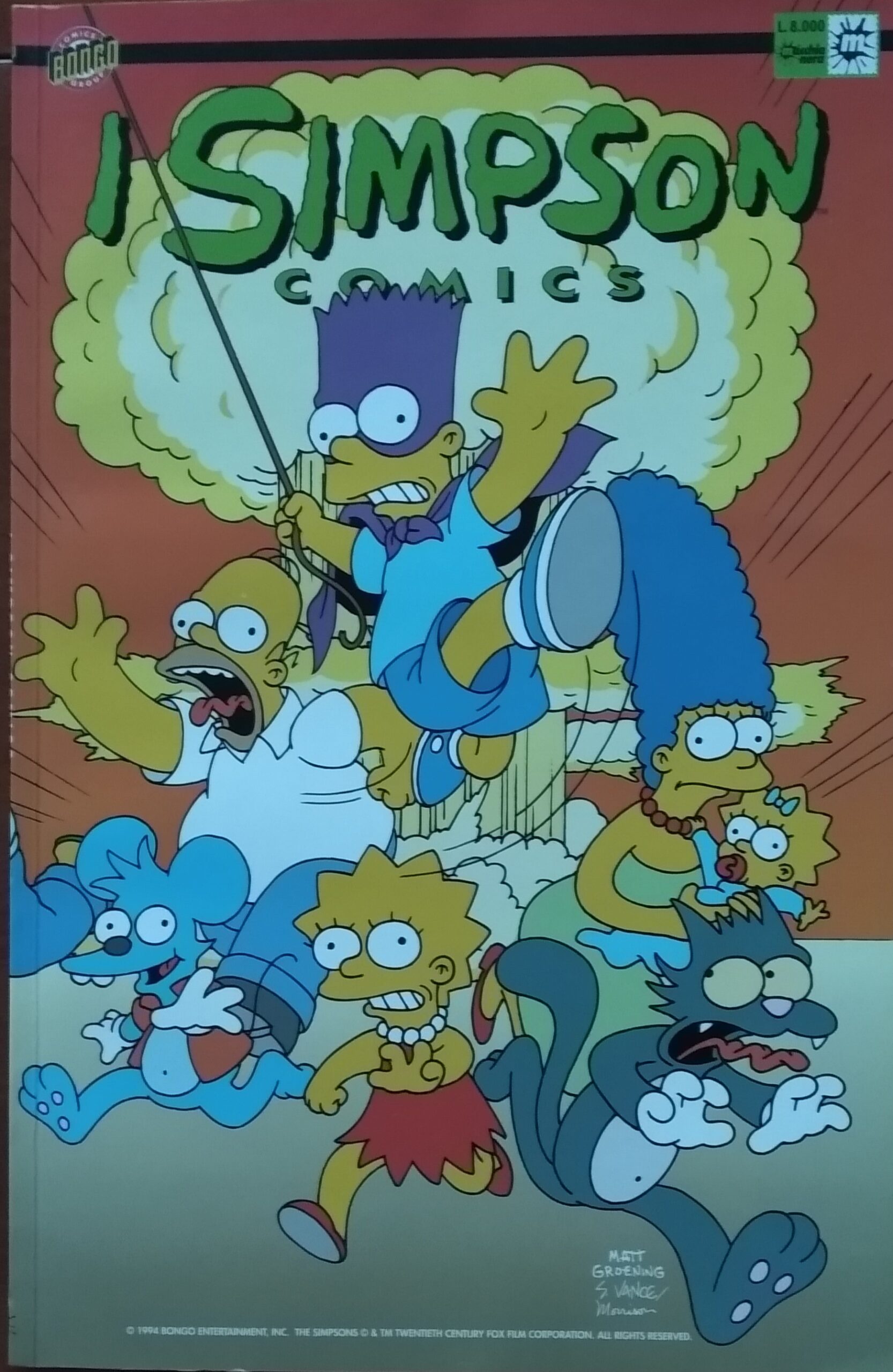 I SIMPSON COMICS – WHEN BONGOS COLLIDE!