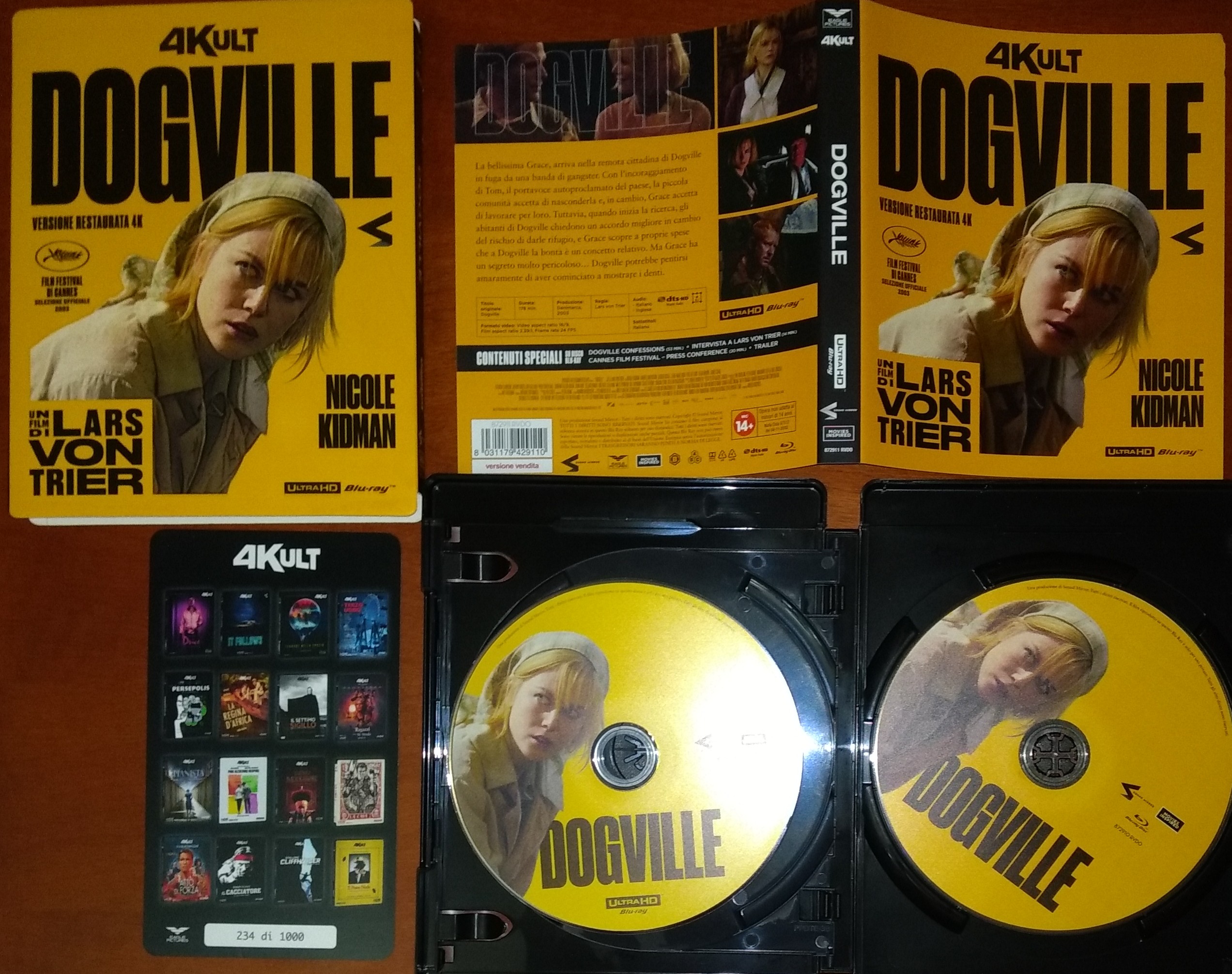 LARS VON TRIER – DOGVILLE (4KUHD + BLU RAY)