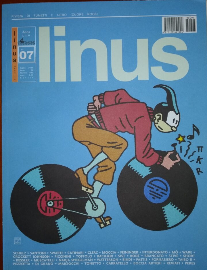 LINUS 7/2018 (ANNO 54, N. 638, LUGLIO 2018) – CUORE ROCK