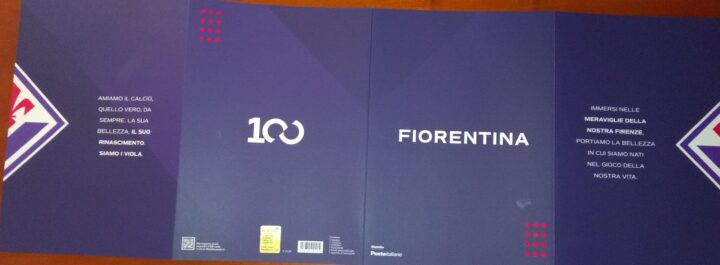 FOLDER FILATELICO FIORENTINA CENTENARIO FONDAZIONE 2026
