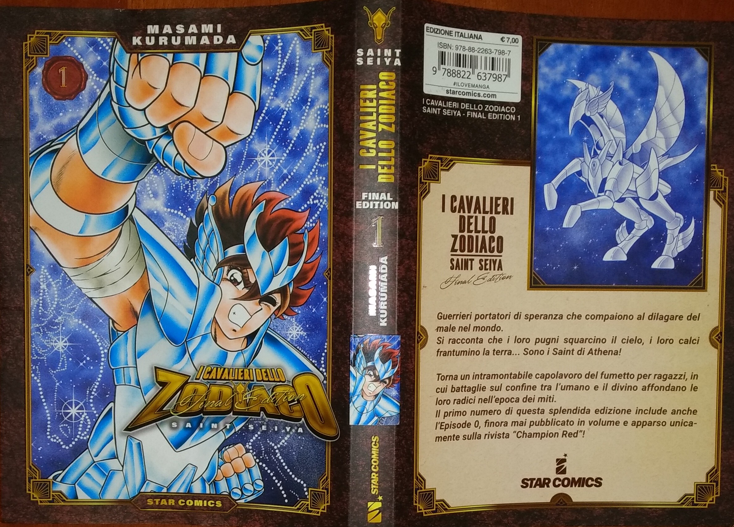 MASAMI KURUMADA – SAINT SEIYA 1 FINAL EDITION [I CAVALIERI DELLO ZODIACO 1 – FINAL EDITION]