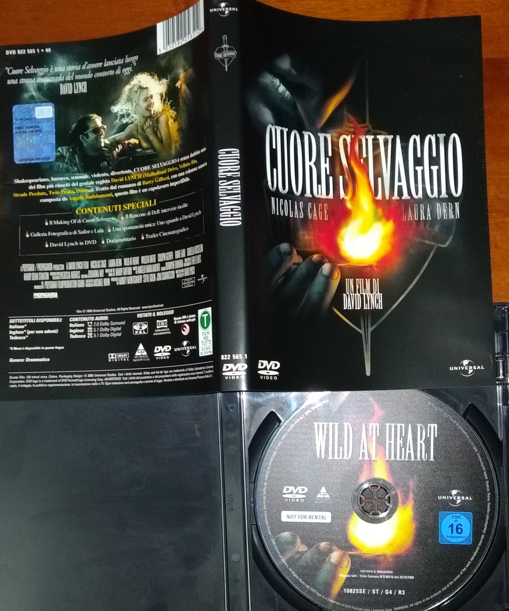 DAVID LYNCH – CUORE SELVAGGIO [WILD AT HEART] (DVD)