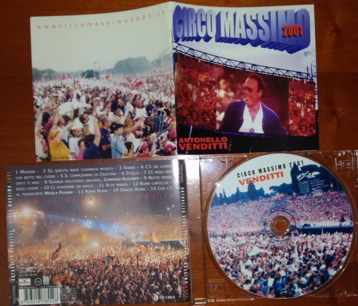 ANTONELLO VENDITTI – CIRCO MASSIMO 2001 (CD)