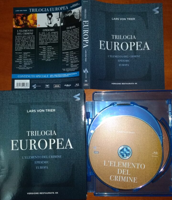 LARS VON TRIER – L’ELEMENTO DEL CRIMINE (FORBRYDELSEN ELEMENT) [BLU-RAY, RESTAURATO 4K, TRILOGIA EUROPA]